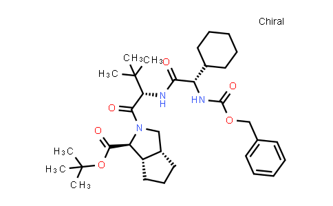 MC580443 | 926276-17-7 | Cyclopenta[c]pyrrole-1-carboxylic acid, 2-[(2S)-2-[[(2S)-2-cyclohexyl-2-[[(phenylmethoxy)carbonyl]amino]acetyl]amino]-3,3-dimethyl-1-oxobutyl]octahydro-, 1,1-dimethylethyl ester, (1S,3aR,6aS)-
