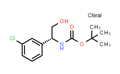 CAS No. 926291-64-7, (R)-tert-Butyl (1-(3-chlorophenyl)-2-hydroxyethyl)carbamate
