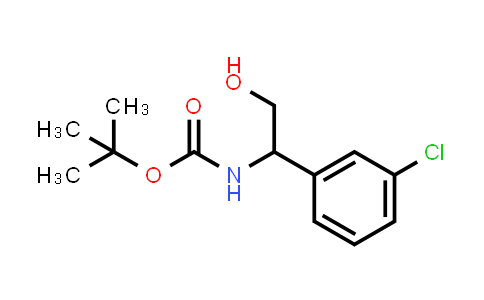 CAS No. 926643-26-7, [1-(3-Chlorophenyl)-2-hydroxyethyl]carbamic acid tert-butyl ester