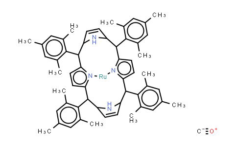 CAS No. 92669-43-7, Carbonyl[5,10,15,20-tetrakis(2,4,6-trimethylphenyl)-21H,23H-porphinato]ruthenium(II)