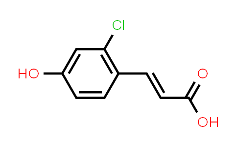 CAS No. 927438-48-0, 3-(2-Chloro-4-hydroxy-phenyl)-acrylic acid
