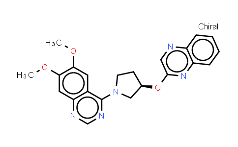 927691-21-2 | 6,7-二甲氧基-4-[(3R)-3-(2-喹喔啉基氧基)-1-吡咯烷基]喹唑啉