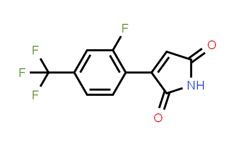 927896-24-0 | 1H-Pyrrole-2,5-dione, 3-[2-fluoro-4-(trifluoromethyl)phenyl]-