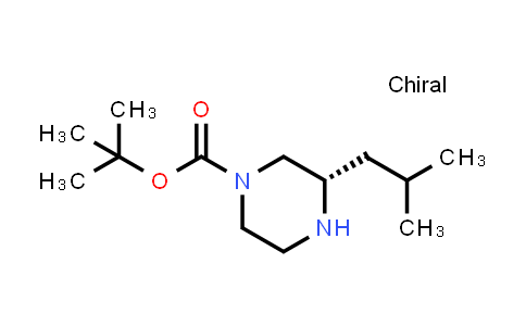 CAS No. 928025-62-1, (S)-1-Boc-3-isobutyl-piperazine