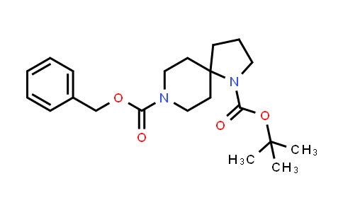 CAS No. 928034-34-8, 1,8-Diazaspiro[4.5]decane-1,8-dicarboxylic acid, 1-(1,1-dimethylethyl) 8-(phenylmethyl) ester