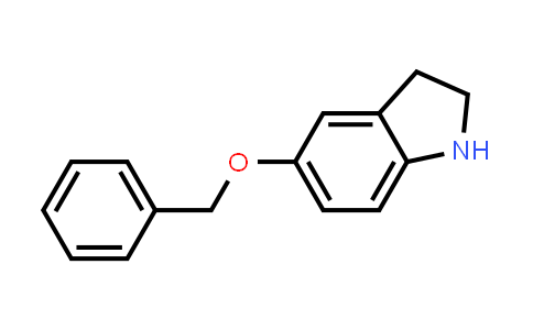 CAS No. 92818-36-5, 5-(Benzyloxy)indoline