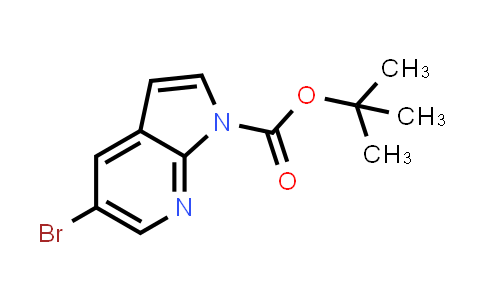 CAS No. 928653-80-9, tert-Butyl 5-bromo-1H-pyrrolo[2,3-b]pyridine-1-carboxylate