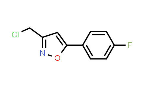 CAS No. 928796-33-2, 3-(Chloromethyl)-5-(4-fluorophenyl)isoxazole