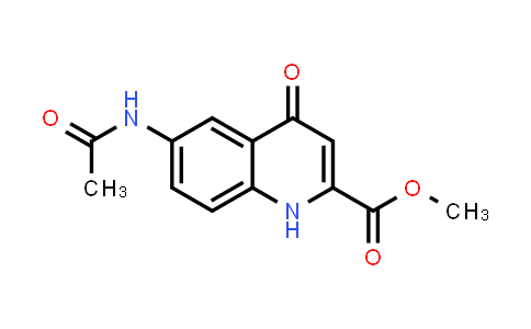 CAS No. 929028-74-0, Methyl 6-acetamido-4-oxo-1,4-dihydroquinoline-2-carboxylate