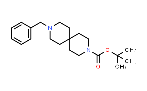 CAS No. 929302-01-2, 3,9-Diazaspiro[5.5]undecane-3-carboxylic acid, 9-(phenylmethyl)-, 1,1-dimethylethyl ester