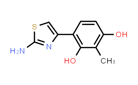 CAS No. 929339-92-4, 4-(2-Amino-1,3-thiazol-4-yl)-2-methylbenzene-1,3-diol