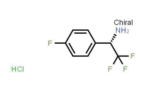 CAS No. 929642-58-0, (S)-2,2,2-Trifluoro-1-(4-fluorophenyl)ethan-1-amine hydrochloride