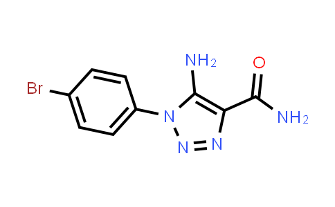 CAS No. 929837-67-2, 5-Amino-1-(4-bromophenyl)-1H-1,2,3-triazole-4-carboxamide