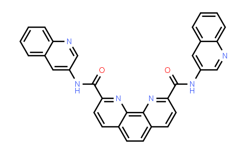 CAS No. 929895-49-8, 1,10-Phenanthroline-2,9-dicarboxamide, N2,N9-di-3-quinolinyl-