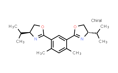 CAS No. 929896-22-0, (S,S)-4,6-Bis(4-isopropyl-2-oxazolin-2-yl)-m-xylene