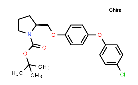 CAS No. 929917-42-0, tert-Butyl (2S)-2-[[4-(4-Chlorophenoxy)phenoxy]methyl]pyrrolidine-1-carboxylate