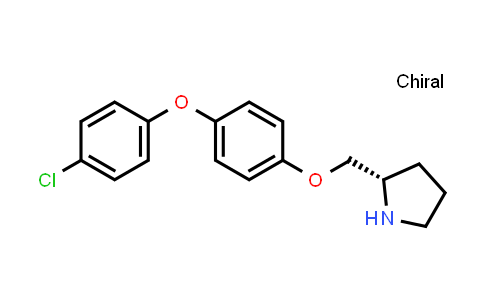 CAS No. 929918-85-4, (2S)-2-[[4-(4-Chlorophenoxy)phenoxy]methyl]pyrrolidine