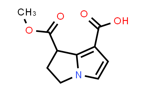 CAS No. 92992-17-1, 7-(methoxycarbonyl)-6,7-dihydro-5H-pyrrolizine-1-carboxylic acid