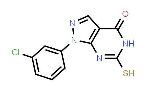 MC580656 | 929973-42-2 | 1-(3-Chlorophenyl)-6-mercapto-1,5-dihydro-4H-pyrazolo[3,4-d]pyrimidin-4-one