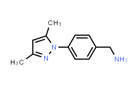 CAS No. 930111-11-8, (4-(3,5-Dimethyl-1H-pyrazol-1-yl)phenyl)methanamine