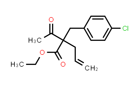 CAS No. 93026-34-7, Ethyl 2-acetyl-2-(4-chlorobenzyl)pent-4-enoate