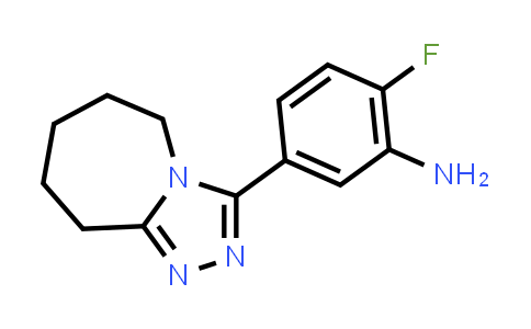 CAS No. 930396-05-7, Benzenamine, 2-fluoro-5-(6,7,8,9-tetrahydro-5H-1,2,4-triazolo[4,3-a]azepin-3-yl)-
