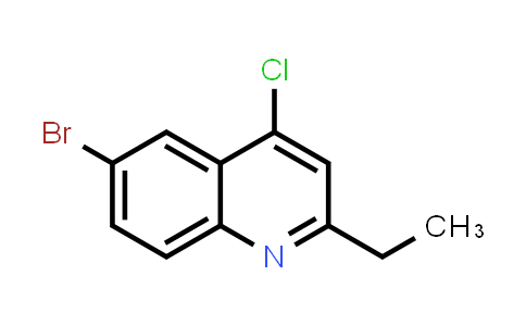 CAS No. 930570-40-4, 6-Bromo-4-chloro-2-ethylquinoline