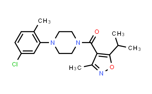 CAS No. 930751-54-5, Methanone, [4-(5-chloro-2-methylphenyl)-1-piperazinyl][3-methyl-5-(1-methylethyl)-4-isoxazolyl]-