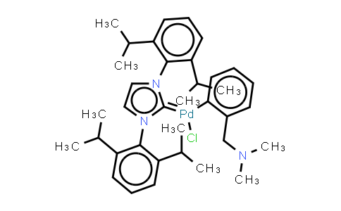 MC580731 | 930796-10-4 | Chloro[[1,3-bis(2,6-diisopropylphenyl)imidazol-2-ylidene](N,N-dimethylbenzylamine)palladium(II)]
