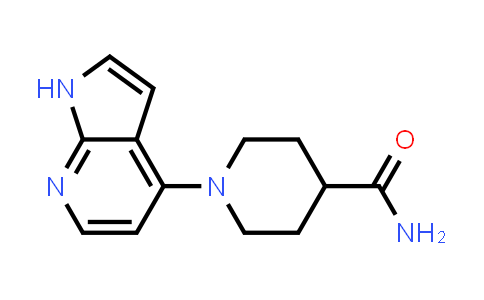 CAS No. 931411-88-0, 4-Piperidinecarboxamide, 1-(1H-pyrrolo[2,3-b]pyridin-4-yl)-