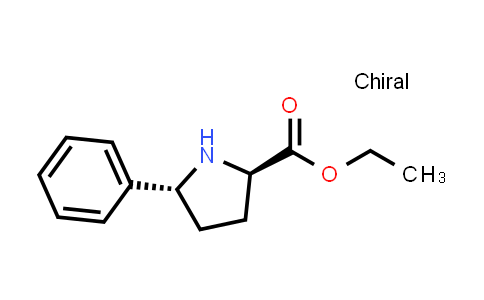 CAS No. 932040-65-8, ethyl (2R,5R)-5-phenylpyrrolidine-2-carboxylate