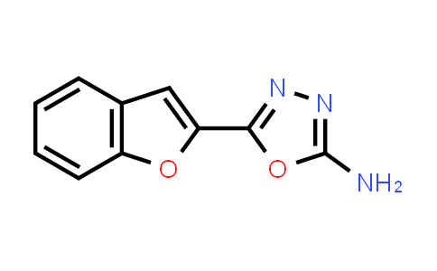 CAS No. 933244-58-7, 5-(1-Benzofuran-2-yl)-1,3,4-oxadiazol-2-amine