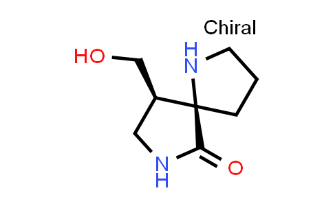 CAS No. 933469-74-0, 1,7-Diazaspiro[4.4]nonan-6-one, 9-(hydroxymethyl)-, (5R,9R)-rel-