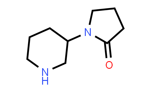 CAS No. 933692-43-4, 2-Pyrrolidinone, 1-(3-piperidinyl)-