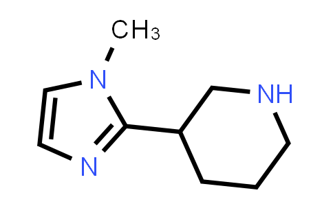 CAS No. 933701-83-8, 3-(1-Methyl-1H-imidazol-2-yl)piperidine