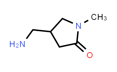 CAS No. 933723-27-4, 4-(Aminomethyl)-1-methylpyrrolidin-2-one