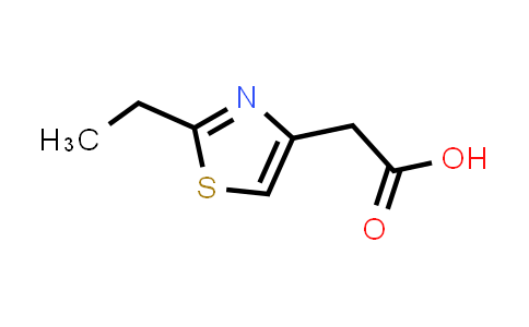 CAS No. 933732-31-1, 2-(2-Ethylthiazol-4-yl)acetic acid