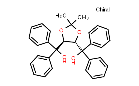 CAS No. 93379-49-8, ((4S,5S)-2,2-Dimethyl-1,3-dioxolane-4,5-diyl)bis(diphenylmethanol)
