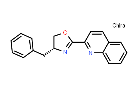 CAS No. 933992-48-4, (R)-4-Benzyl-2-(quinolin-2-yl)-4,5-dihydrooxazole
