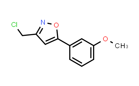 CAS No. 934063-64-6, 3-(Chloromethyl)-5-(3-methoxyphenyl)isoxazole