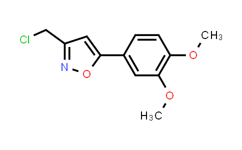 CAS No. 934107-65-0, 3-(Chloromethyl)-5-(3,4-dimethoxyphenyl)isoxazole
