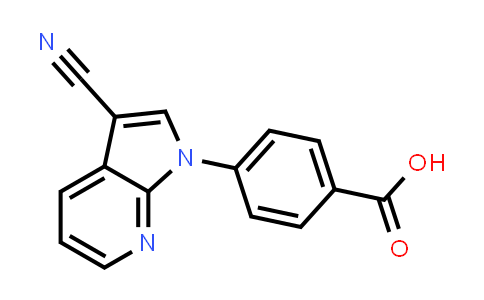 MC580969 | 934290-83-2 | Benzoic acid, 4-(3-cyano-1H-pyrrolo[2,3-b]pyridin-1-yl)-