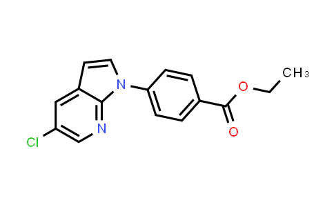 CAS No. 934290-88-7, Benzoic acid, 4-(5-chloro-1H-pyrrolo[2,3-b]pyridin-1-yl)-, ethyl ester