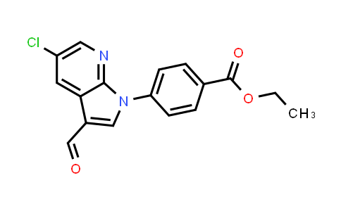 934290-89-8 | Benzoic acid, 4-(5-chloro-3-formyl-1H-pyrrolo[2,3-b]pyridin-1-yl)-, ethyl ester
