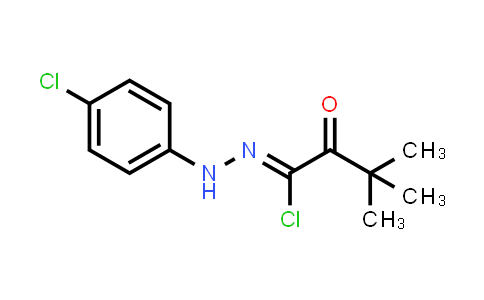 CAS No. 934370-27-1, N-(4-Chlorophenyl)-3,3-dimethyl-2-oxobutanehydrazonoyl chloride