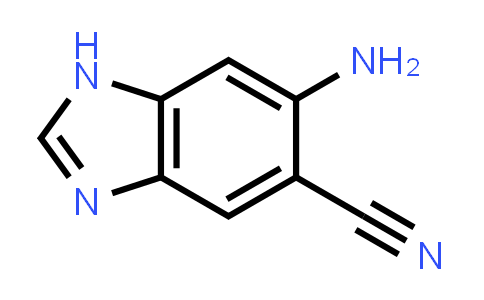 CAS No. 934474-85-8, 1H-Benzimidazole-5-carbonitrile, 6-amino-