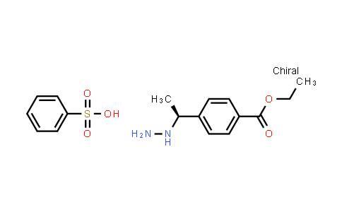 CAS No. 934495-38-2, (S)-ethyl 4-(1-hydrazinylethyl)benzoate benzenesulfonate