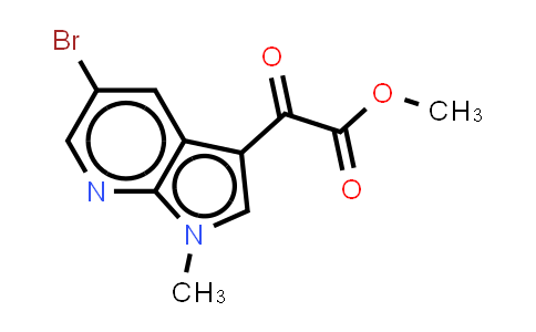 CAS No. 934568-18-0, 1H-Pyrrolo[2,3-b]pyridine-3-acetic acid, 5-bromo-1-methyl-a-oxo-, methyl ester