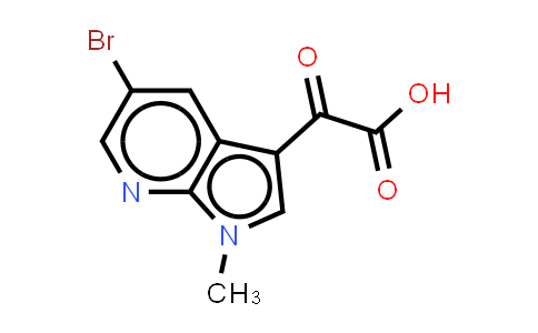 CAS No. 934568-27-1, 1H-Pyrrolo[2,3-b]pyridine-3-acetic acid, 5-bromo-1-methyl-a-oxo-