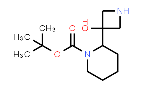 CAS No. 934666-06-5, 2-(3-Hydroxyazetidin-3-yl)piperidine-1-carboxylic acid tert-butyl ester